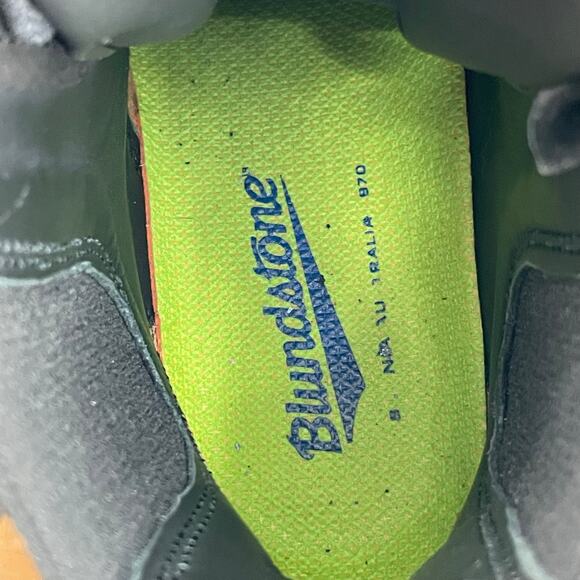 Blundstone 2220 Boots Bordeaux Brush Lace Up Chelsea Red Black Shoes Size AU 4.5 - Picture 12 of 13